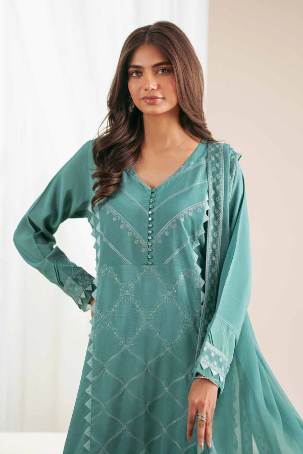 3 Piece - Embroidered Suit - 42418034-A